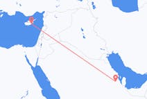 Flyg från al-Hufuf till Larnaca