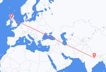 Flyreiser fra Varanasi, India til Glasgow, Skottland