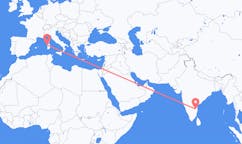 Flights from Tirupati, India to Alghero, Italy