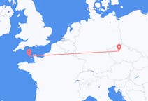 Flyreiser fra St Peter Port, Guernsey til Praha, Tsjekkia