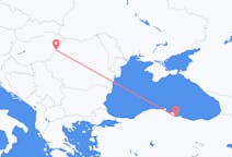 Vols depuis la ville d'Oradea vers la ville de Samsun