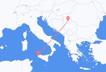 Flyrejser fra Trapani, Italien til Beograd, Serbien