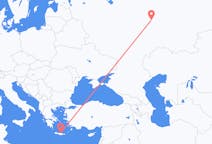 Flyreiser fra Kazan, Russland til Iraklio, Hellas