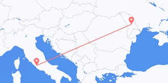 Voli dalla Moldavia Per l'Italia