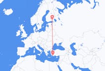 Flights from Lappeenranta, Finland to Dalaman, Turkey