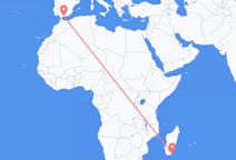 Flyrejser fra Tôlanaro, Madagaskar til Málaga, Spanien