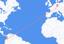 Flyreiser fra Pasto, Colombia til Nürnberg, Tyskland