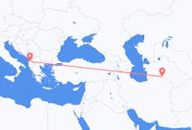 Flyreiser fra Asjkhabad, til Tirana