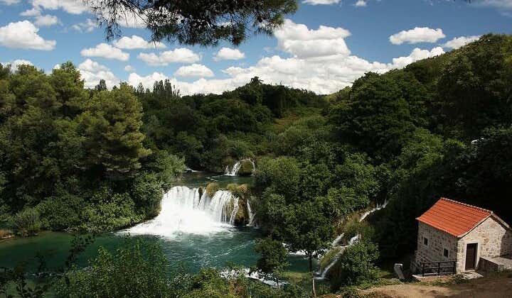 Private day tour to Krka, Primosten & Trogir with Mercedes Benz Vehicle