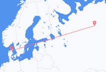 Flights from Ukhta, Russia to Aalborg, Denmark