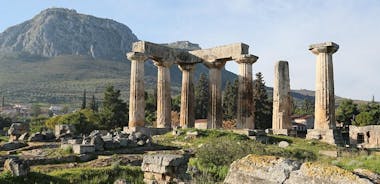 Recorrido bíblico privado del antiguo Corinto y el canal del istmo desde Atenas y Corinto