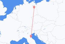 Vluchten van Forli, Italië naar Berlijn, Duitsland