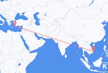 Flyg från Nha Trang, Vietnam till Rhodes, England, Vietnam