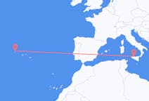 Flights from Corvo Island, Portugal to Palermo, Italy