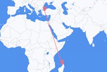 Flyrejser fra Nosy Be, Madagaskar til Kutahya, Tyrkiet