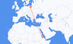 Flights from Shire, Ethiopia to Łódź, Poland