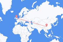 Flyreiser fra Chengdu, Kina til Liverpool, England