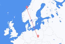 Fly fra Ørland til Katowice