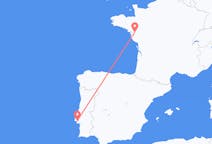 Flyg från Lissabon, Portugal till Nantes, Frankrike
