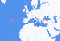 Flights from Kayseri, Turkey to Horta, Azores, Portugal