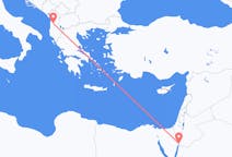 Flyg från Eilat, Israel till Tirana, Albanien