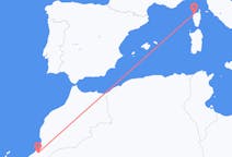 Vluchten van Guelmim naar Calvi, Haute-Corse