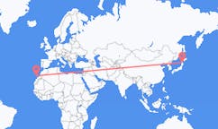 Flights from Misawa, Japan to Lanzarote, Spain