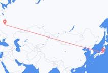 일본발 도쿄, 러시아행 모스크바 항공편