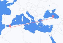Flyrejser fra Oujda, Marokko til Samsun, Tyrkiet