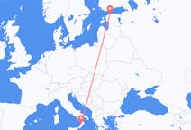 Vluchten van Tallinn, Estland naar Lamezia Terme, Italië