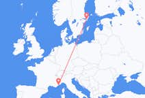 Flüge von Stockholm, Schweden nach Nizza, Frankreich