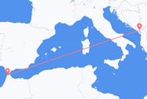 出发地 摩洛哥出发地 丹吉尔目的地 黑山波德戈里察的航班