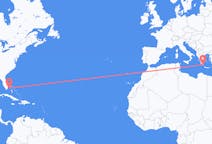 出发地 巴哈马比米尼目的地 希腊基西拉的航班