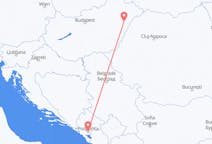 Vluchten van Podgorica, Montenegro naar Debrecen, Hongarije