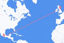 Flyg från Acapulco till Durham, England