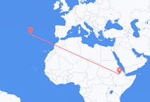 เที่ยวบิน จาก ลาลิเบล่า, เอธิโอเปีย ไปยัง เกาะตือร์ไซรา, โปรตุเกส