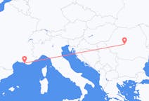 Flyg från Sibiu, Rumänien till Marseille, Frankrike