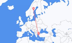 Flights from Kramfors Municipality, Sweden to Chios, Greece