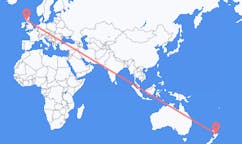 出发地 新西兰瓦卡塔尼前往苏格兰的格拉斯哥的航班
