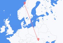 Flights from Namsos, Norway to Cluj-Napoca, Romania