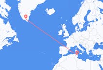 튀니지발 엔피다, 그린란드행 나르사수아크 항공편