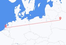 ベラルーシのから ミンスク、オランダのへ ロッテルダムフライト