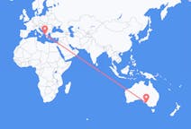 Flyreiser fra Adelaide, Australia til Corfu, Hellas