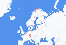Flights from Sørkjosen, Norway to Innsbruck, Austria