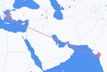 Flyg från Bombay, Indien till Paros, Grekland