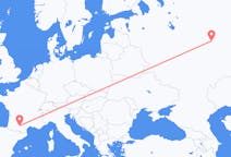 Flights from Yoshkar-Ola, Russia to Toulouse, France