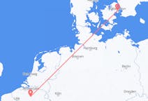 Flyg från Brysselregionen, Belgien till Köpenhamn, Danmark