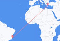 Flyrejser fra Vitória, Espírito Santo, Brasilien til Santorini, Grækenland