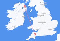 Flights from Belfast, Northern Ireland to Exeter, England