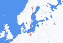 Vols de Lycksele, Suède vers Poznań, Pologne